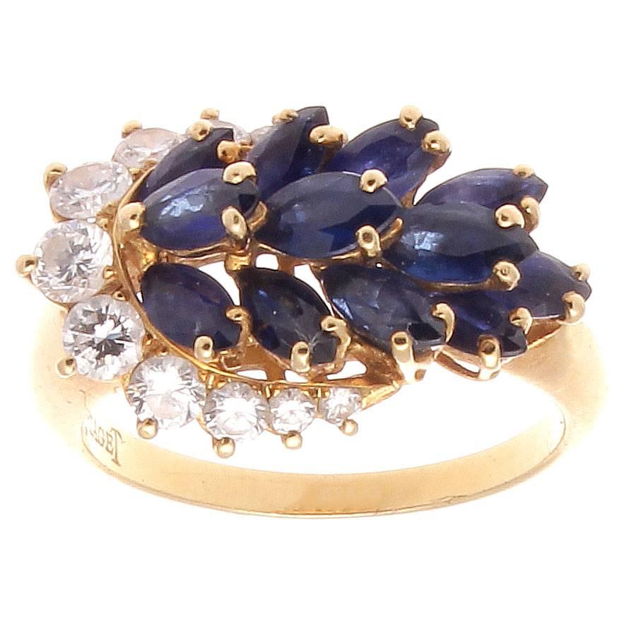 Piaget Sapphire Diamond Gold Ring