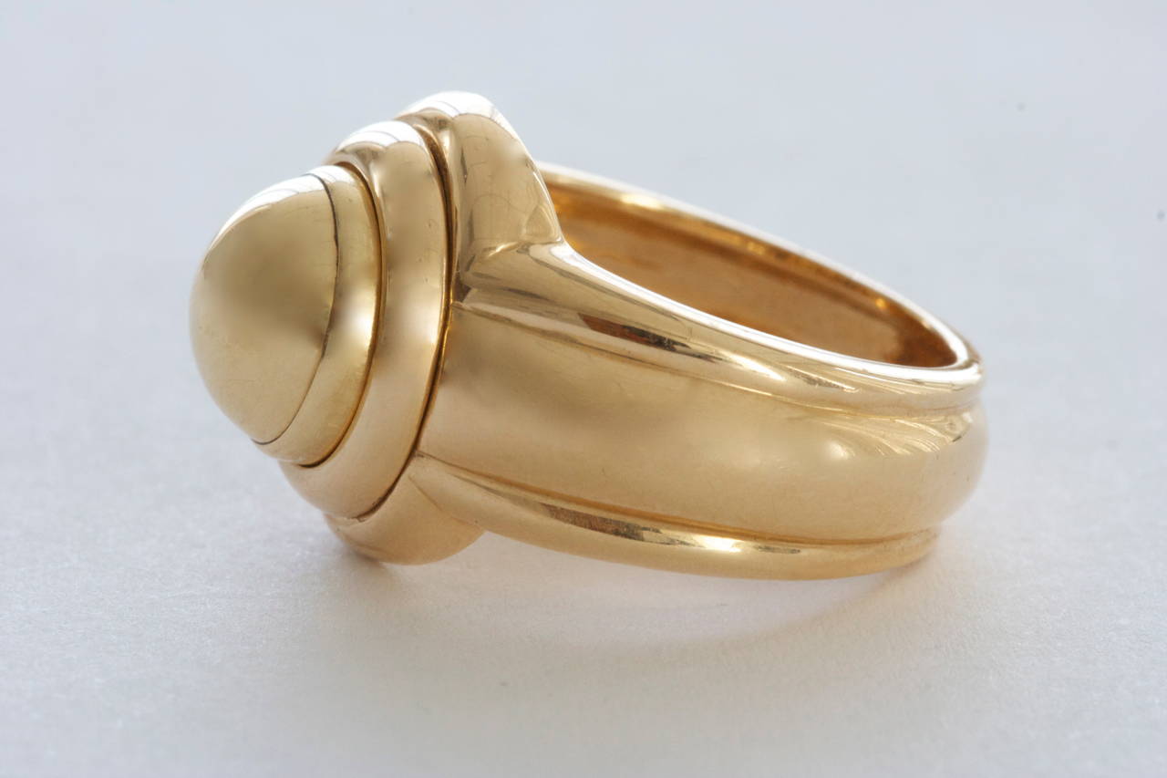 Women's Piaget Tourmaline Gold Interchangeable Ring