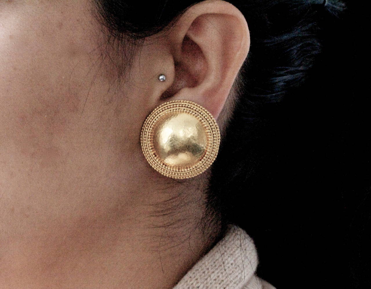 Women's Lalaounis Gold Ear Clips