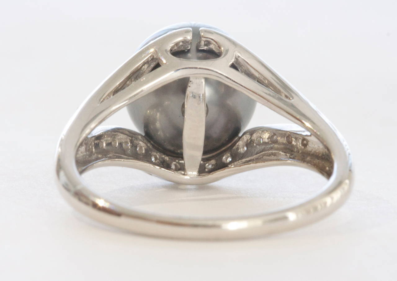 tahitian pearl wedding rings