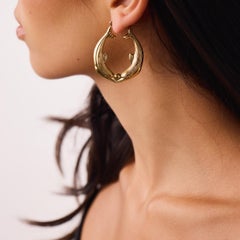 Vintage 14k yellow gold dolphin earrings