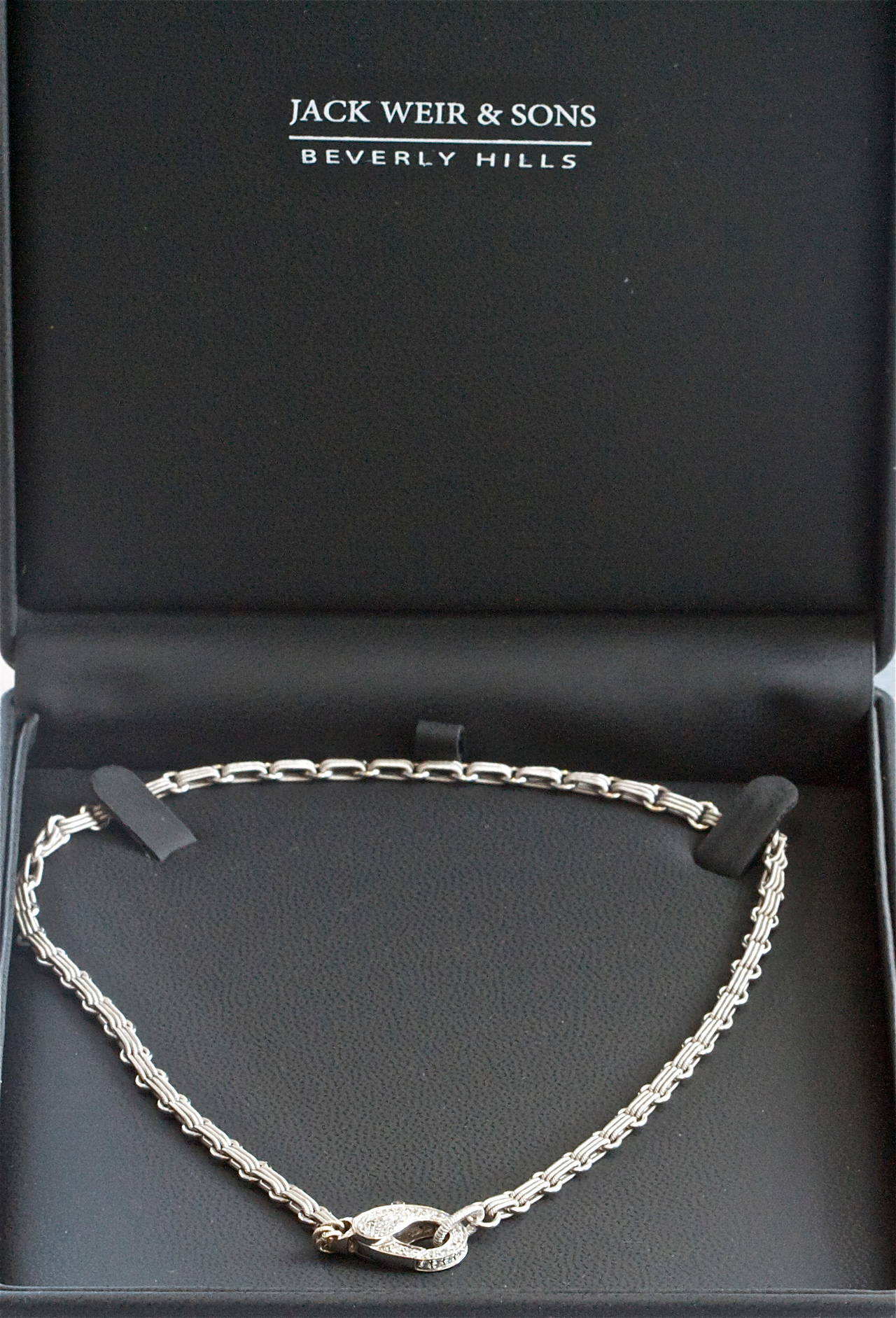 Pepi Diamond Gold Link Necklace 1