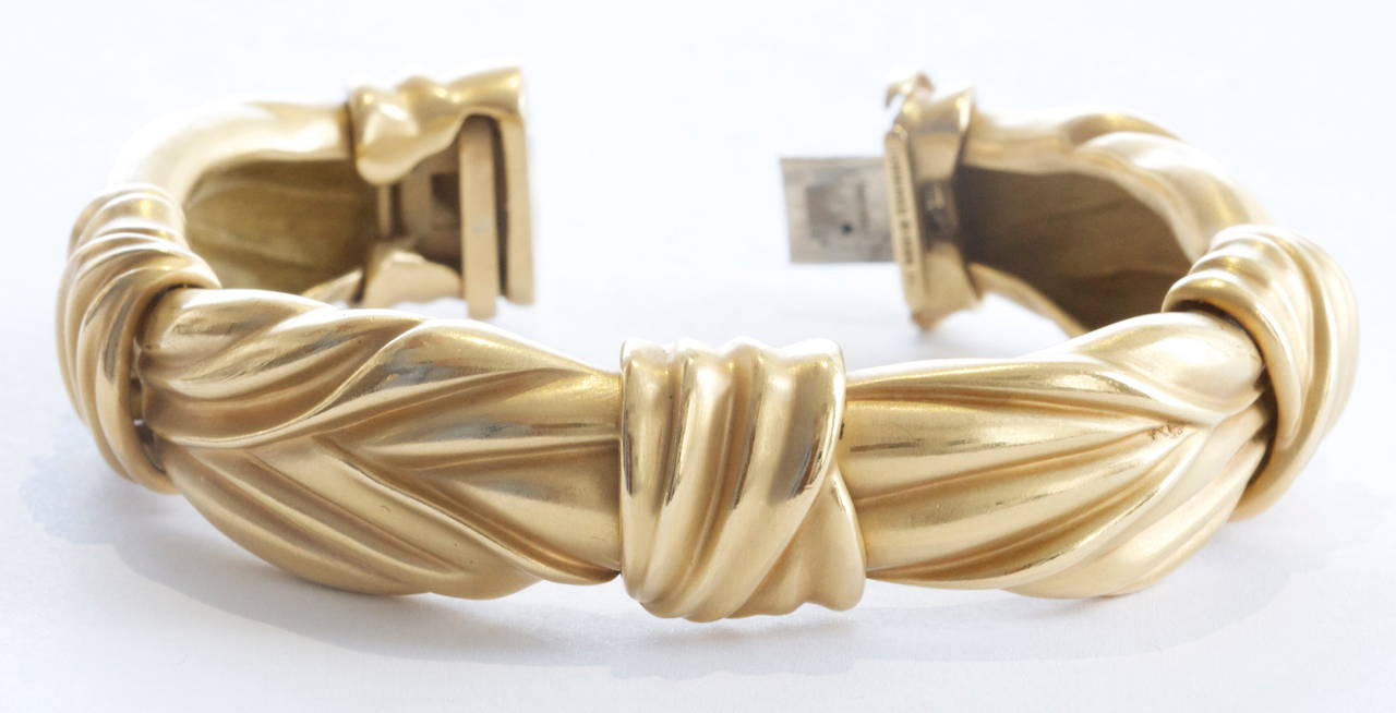 Angela Cummings Gold Bangle Bracelet