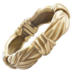 Angela Cummings Gold Bangle Bracelet