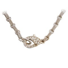 Pepi Diamond Gold Link Necklace