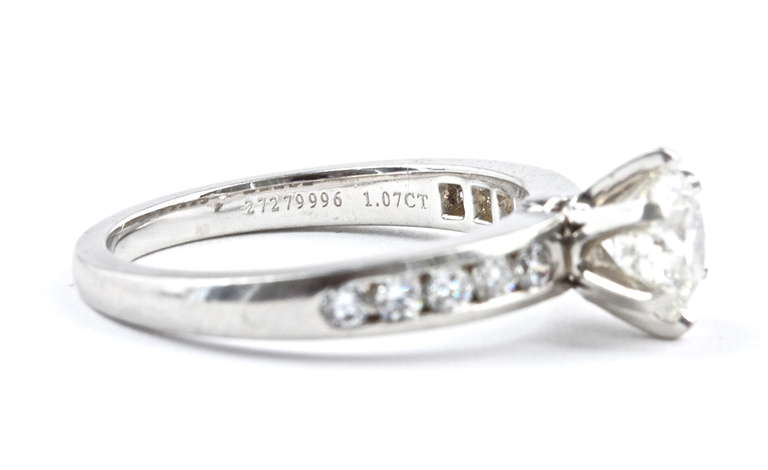 Women's Tiffany Diamond Platinum Engagement Ring