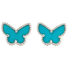 Van Cleef & Arpels Sweet Alhambra Butterfly Mini Earstuds