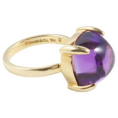 Tiffany & Co. Paloma Picasso Sugar Stack Amethyst Gold Ring
