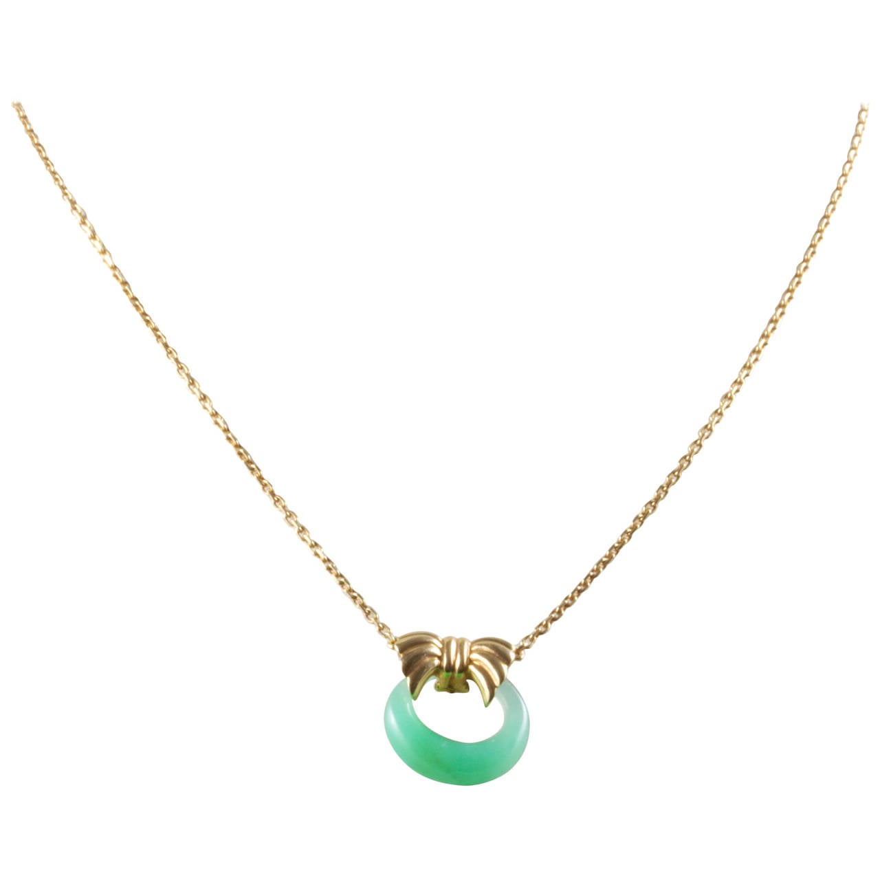 Van Cleef and Arpels Interchangeable Pendants Gold Necklace