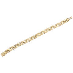 Vintage 1950s Van Cleef 
Arpels Gold Link Bracelet