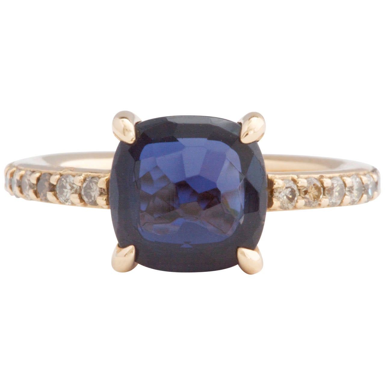 Pomellato Baby Iolite Diamond Gold Ring