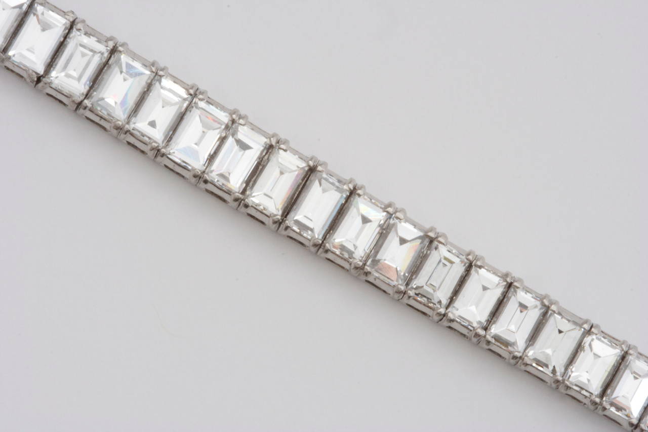 20 Carat Diamond Platinum Braclet 1