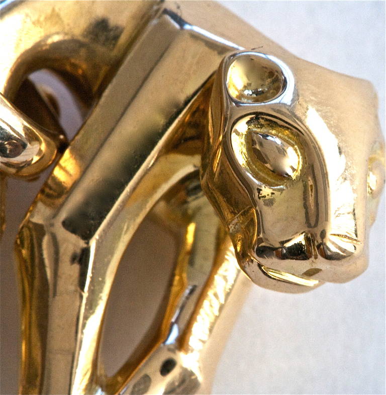 cartier panther anhänger silber