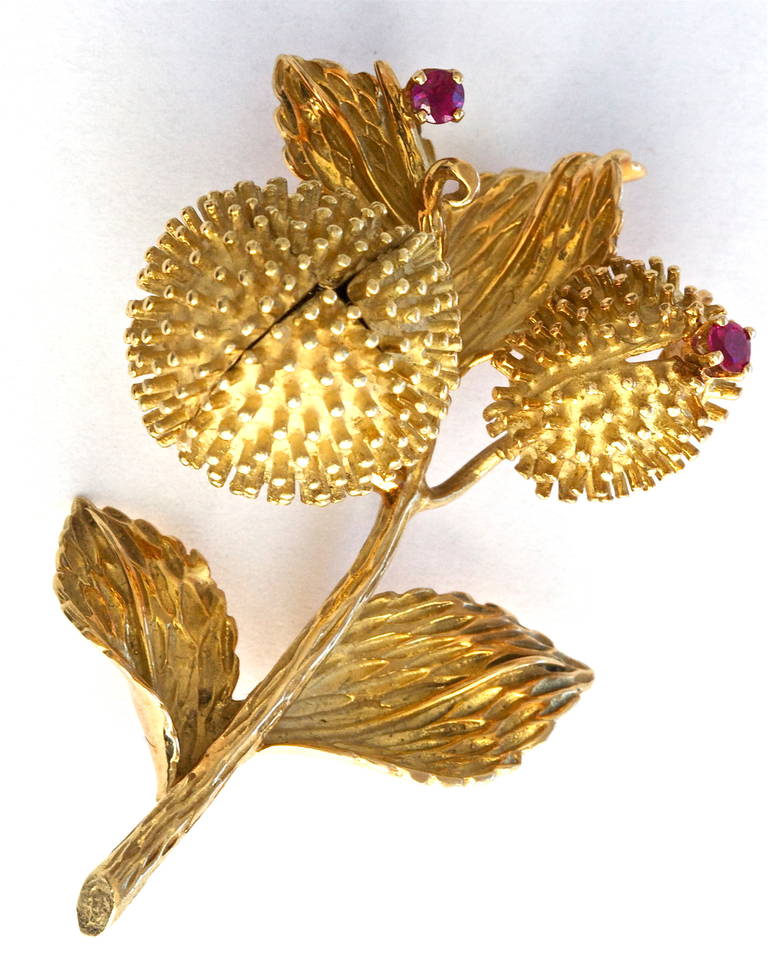 Tiffany & Co.Flower Brooch