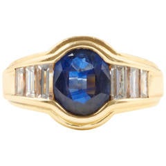 Mauboussin Sapphire Diamond Gold Ring