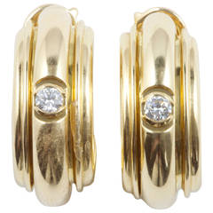 Piaget Diamond Gold Earrings