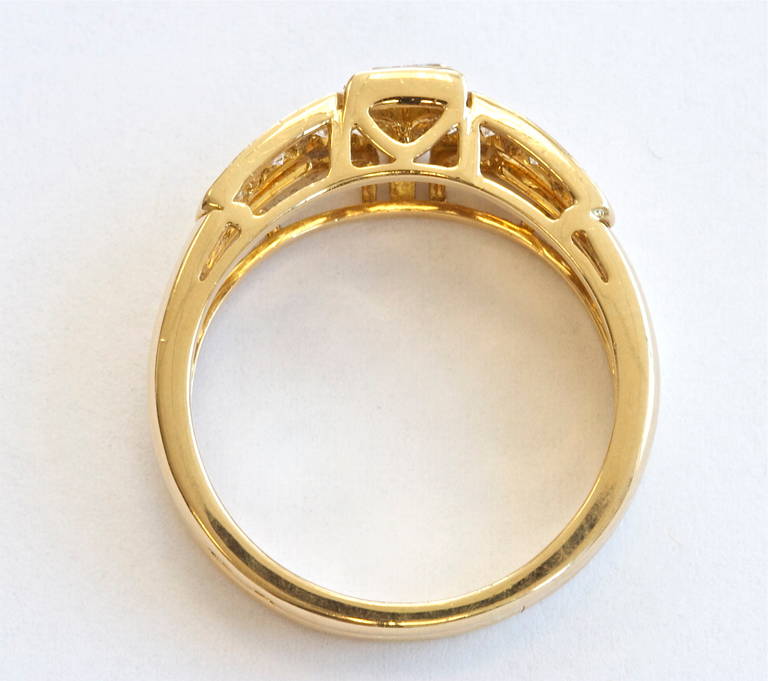 Boucheron Diamond Gold Ring In Excellent Condition In Beverly Hills, CA