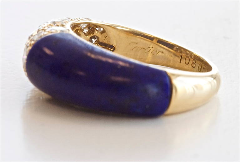 cartier lapis lazuli ring