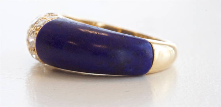 lapis rings in gold