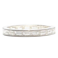 Diamond Platinum Eternity Band