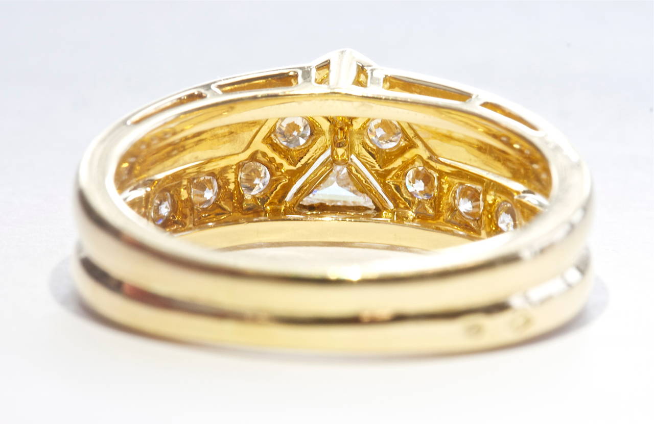 Women's Boucheron Diamond Gold Ring
