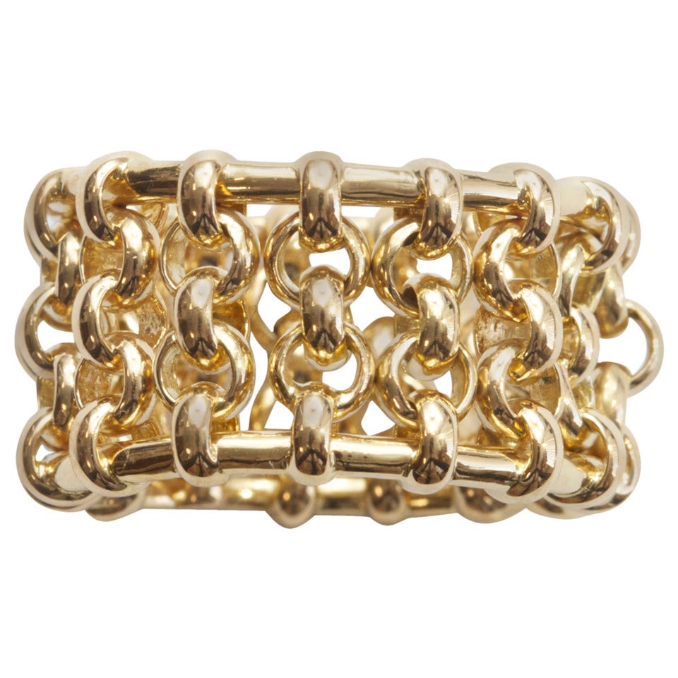 Chanel Fine Jewelry Gold Band at 1stDibs