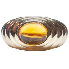 Bulgari Citrine Gold Ring