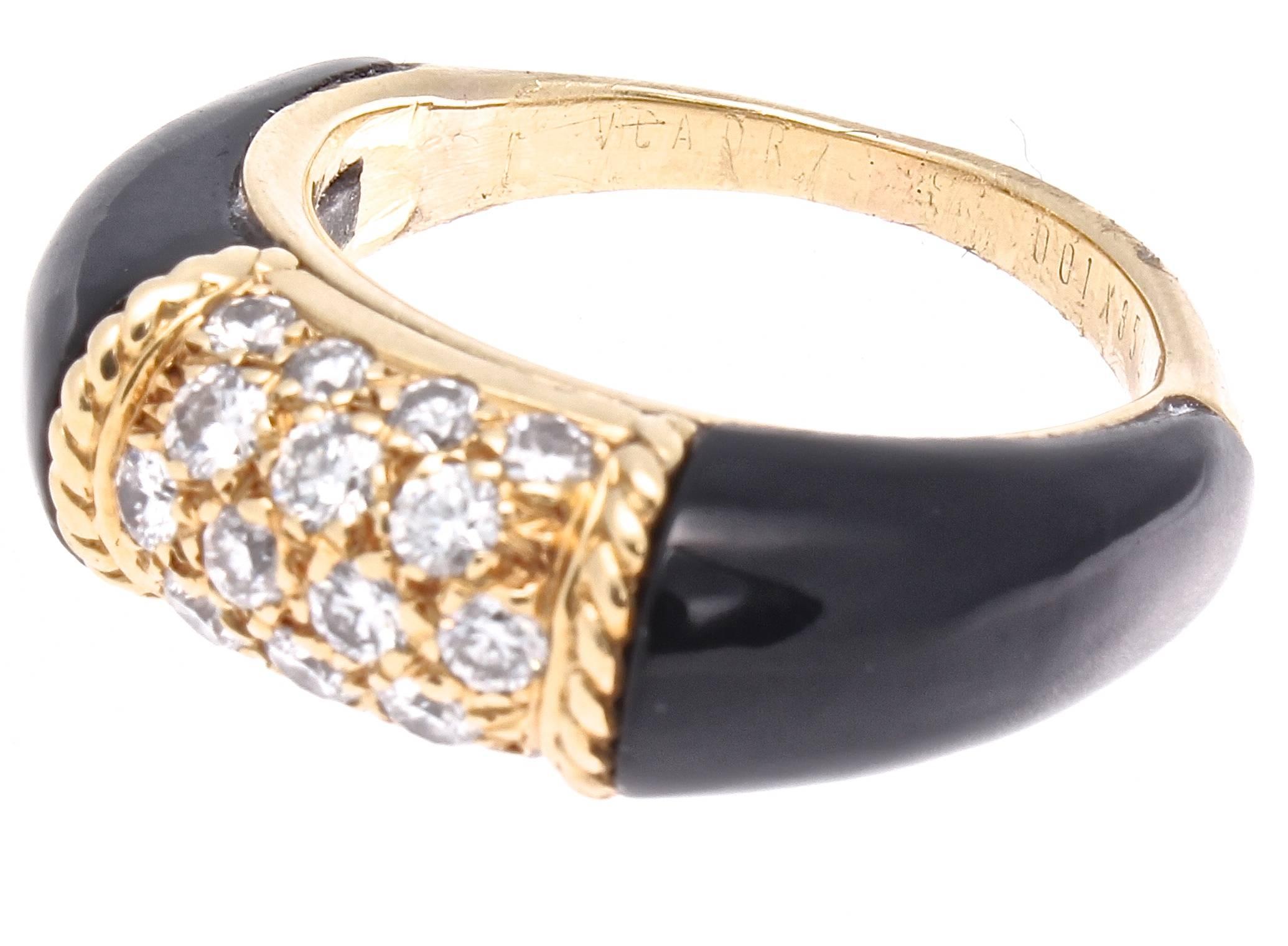 Van Cleef & Arpels Philippine Diamond Gold Ring 2