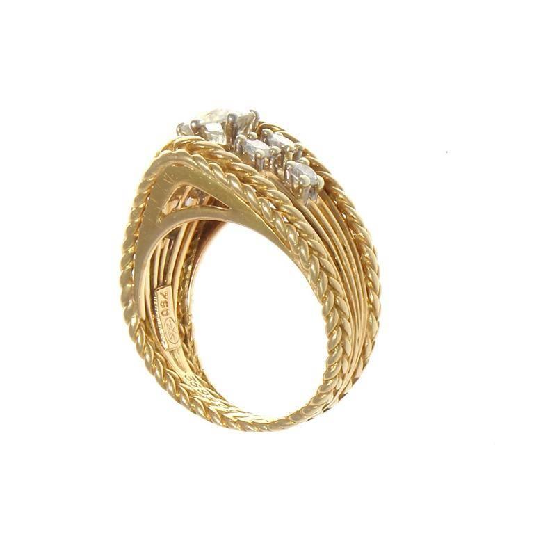 Gubelin Diamond Gold Ring 2