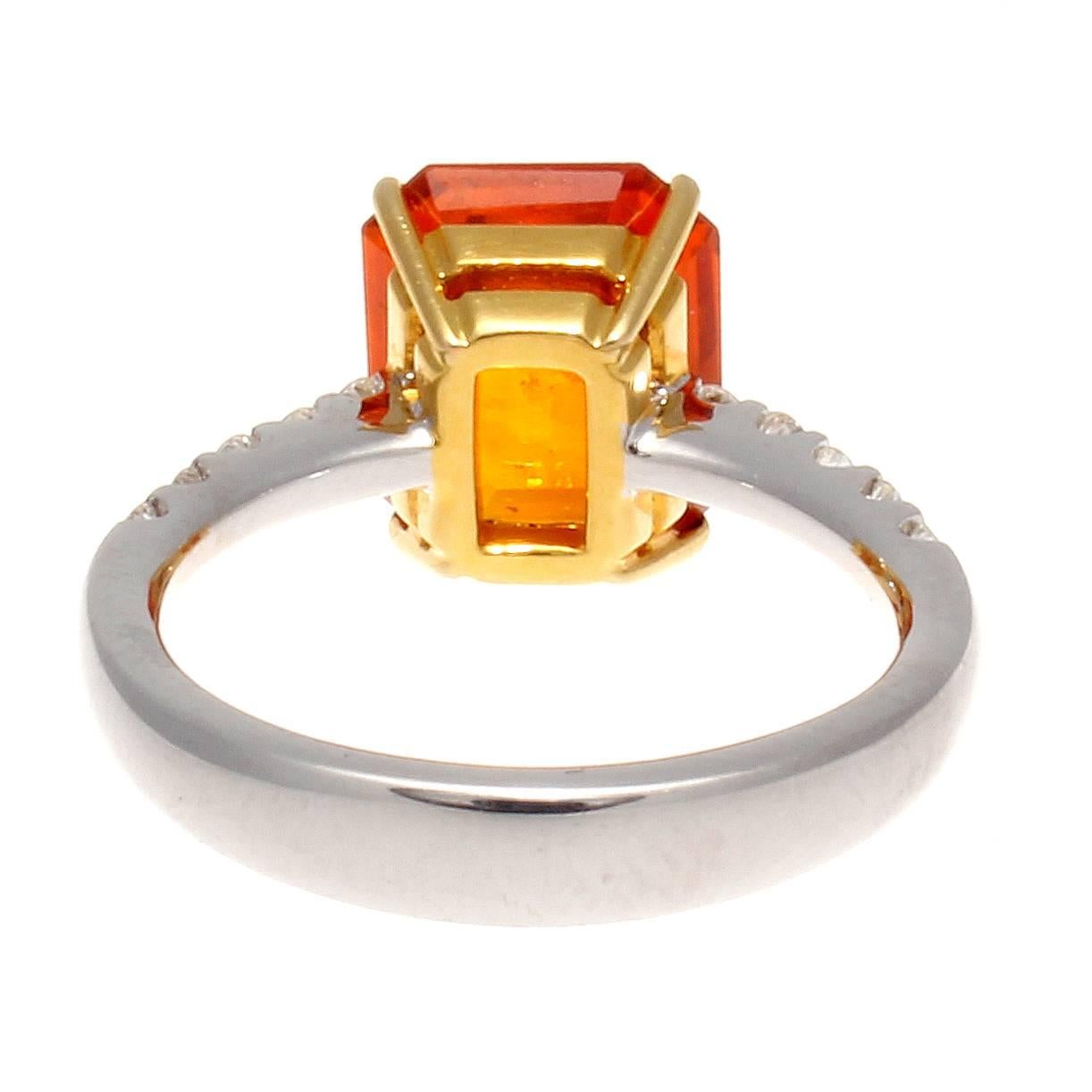 orange engagement ring