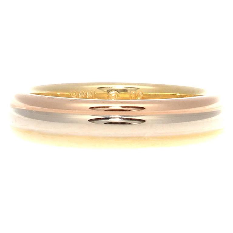 Cartier Tricolor Gold Band Ring