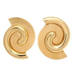 Manfredi Gold Swirl Earrings