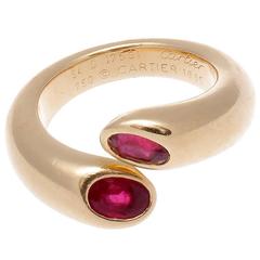 Cartier Burma Ruby Gold Ring