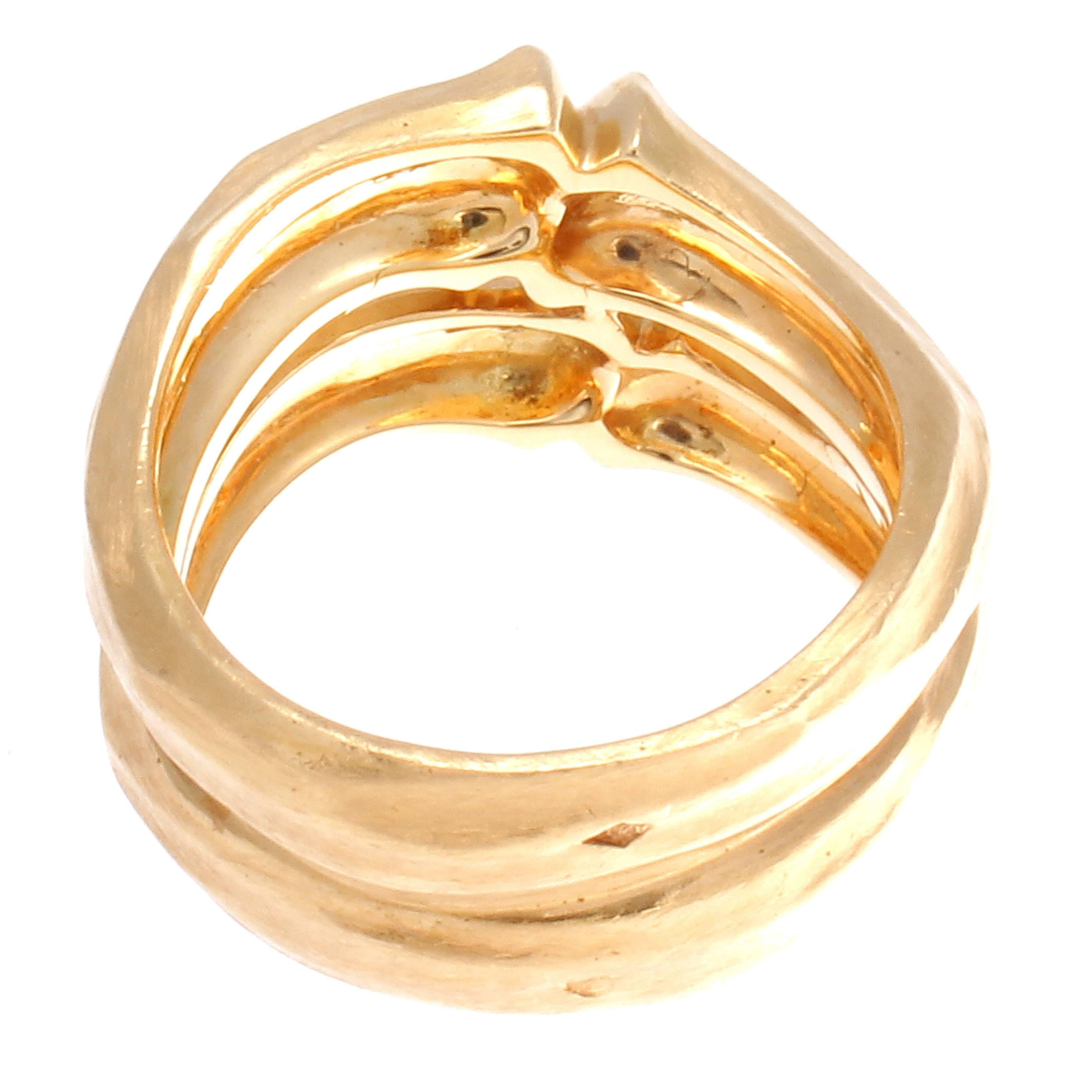 Cartier Bamboo Gold Ring im Zustand „Hervorragend“ in Beverly Hills, CA