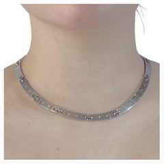 Tiffany & Co. Streamerica Diamond 18k White Gold Necklace