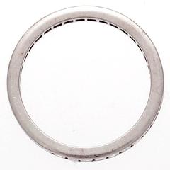 Square Emerald Cut Diamond Platinum Eternity Band