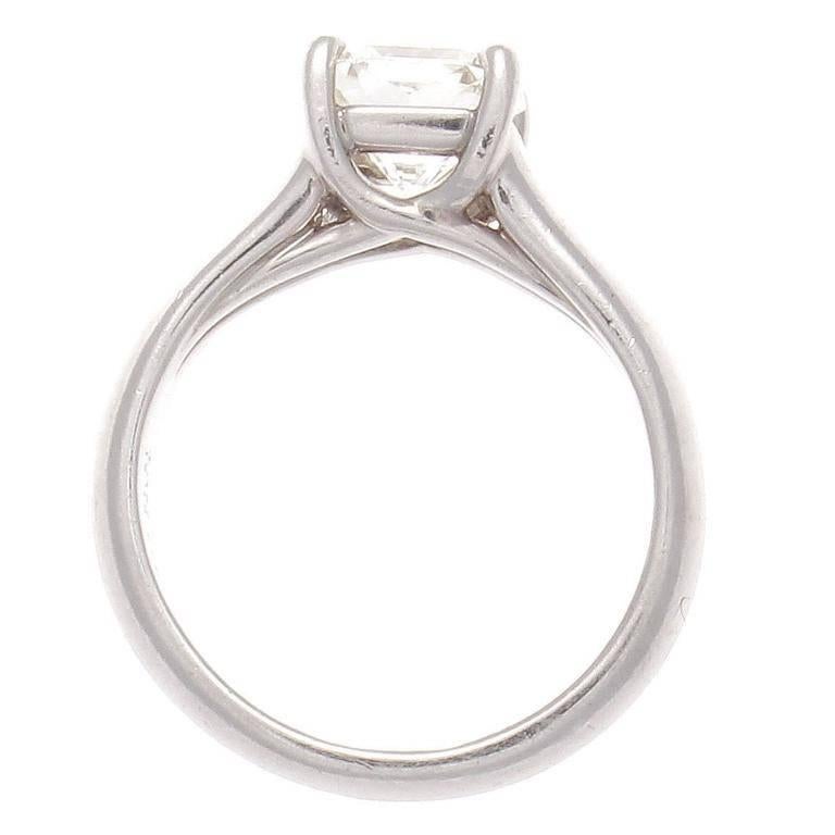 Tiffany & Co. Lucida 1.29 Carat Diamond Platinum Engagement Ring 1