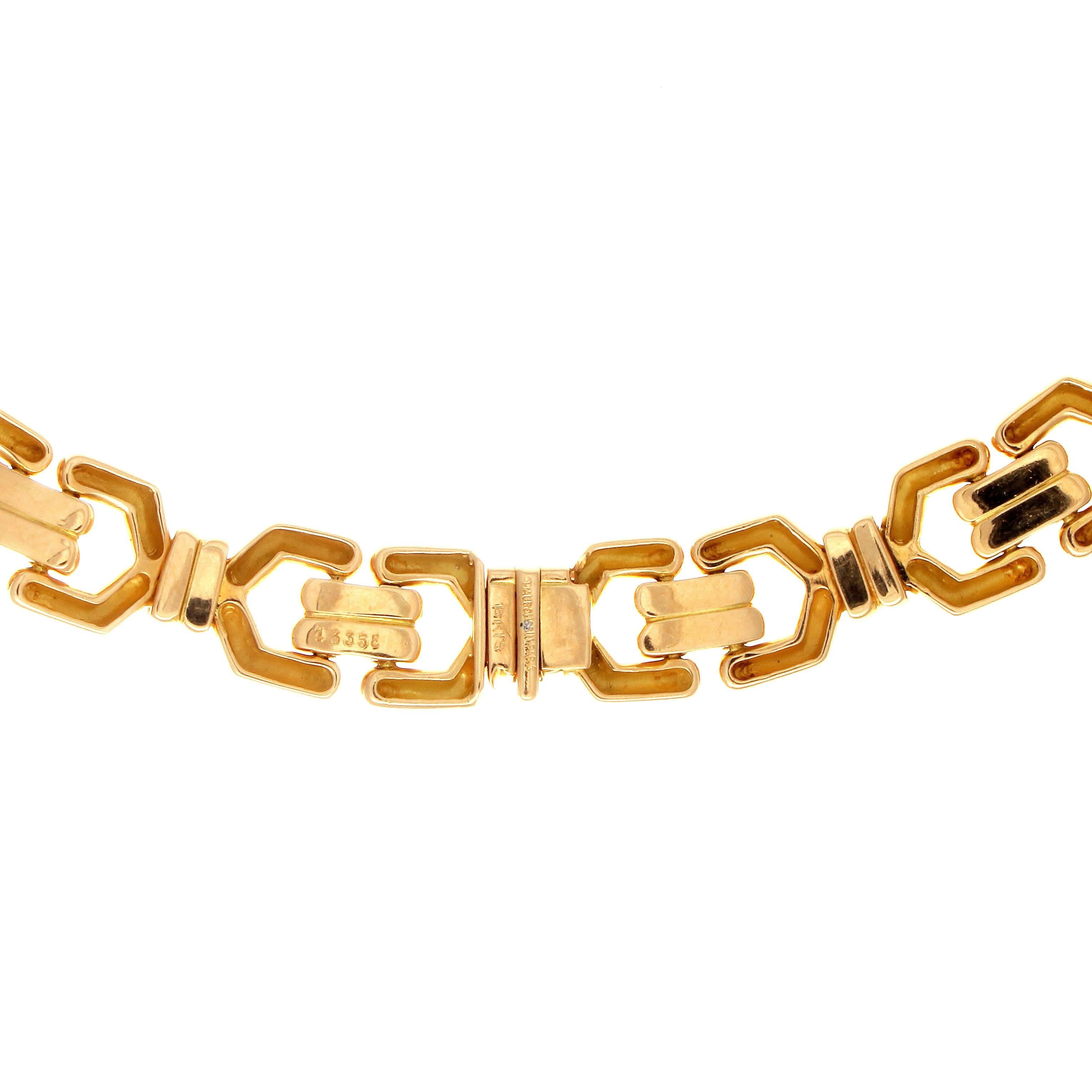 Modern Mauboussin Diamond Gold Necklace