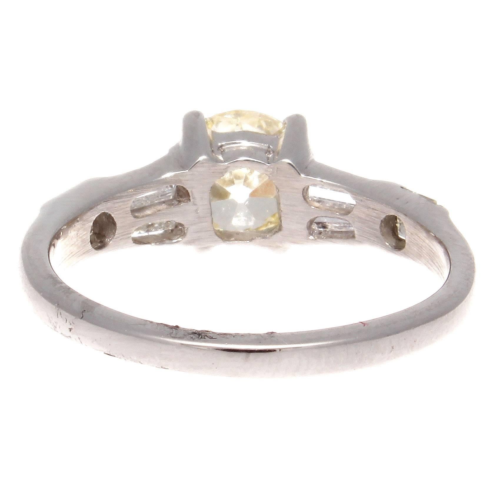 1.18 Carat Diamond Platinum Engagement Ring 1