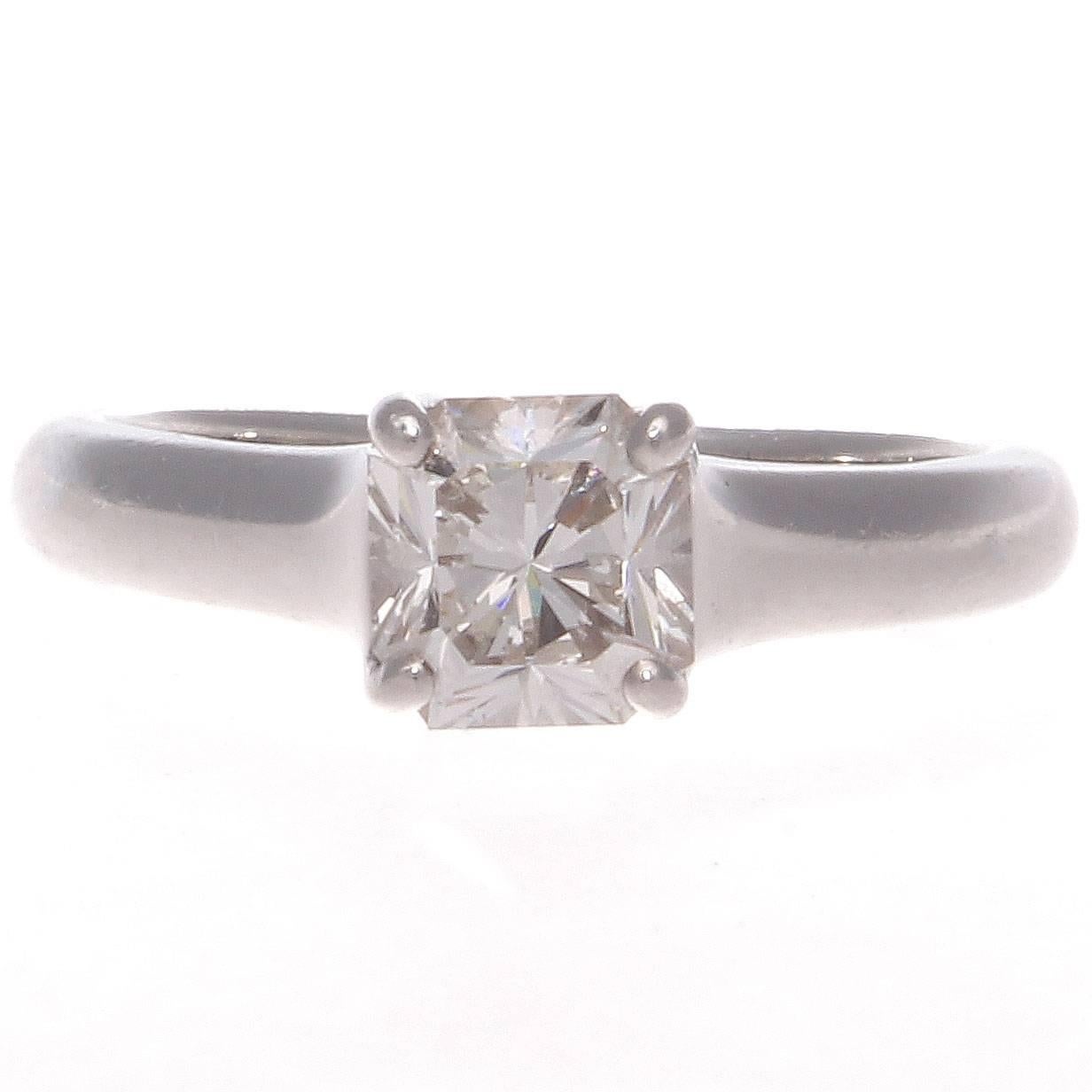Tiffany & Co. Lucida Diamond Platinum Engagement Ring