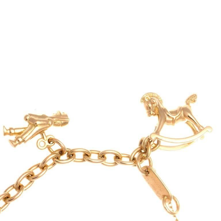 Women's Cartier Charm Gold Bracelet