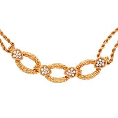 Boucheron Serpent Boheme Diamond Gold Necklace