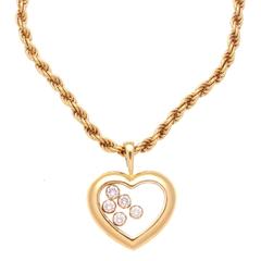 Chopard Happy Heart Diamond Gold Necklace