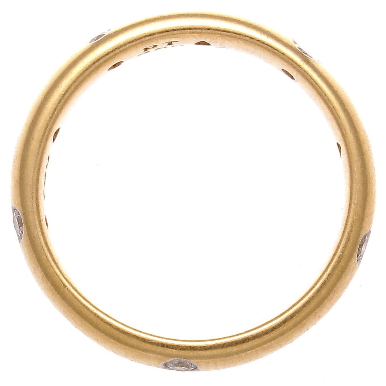 Modern Tiffany & Co. Etoile Diamond Gold Platinum Ring