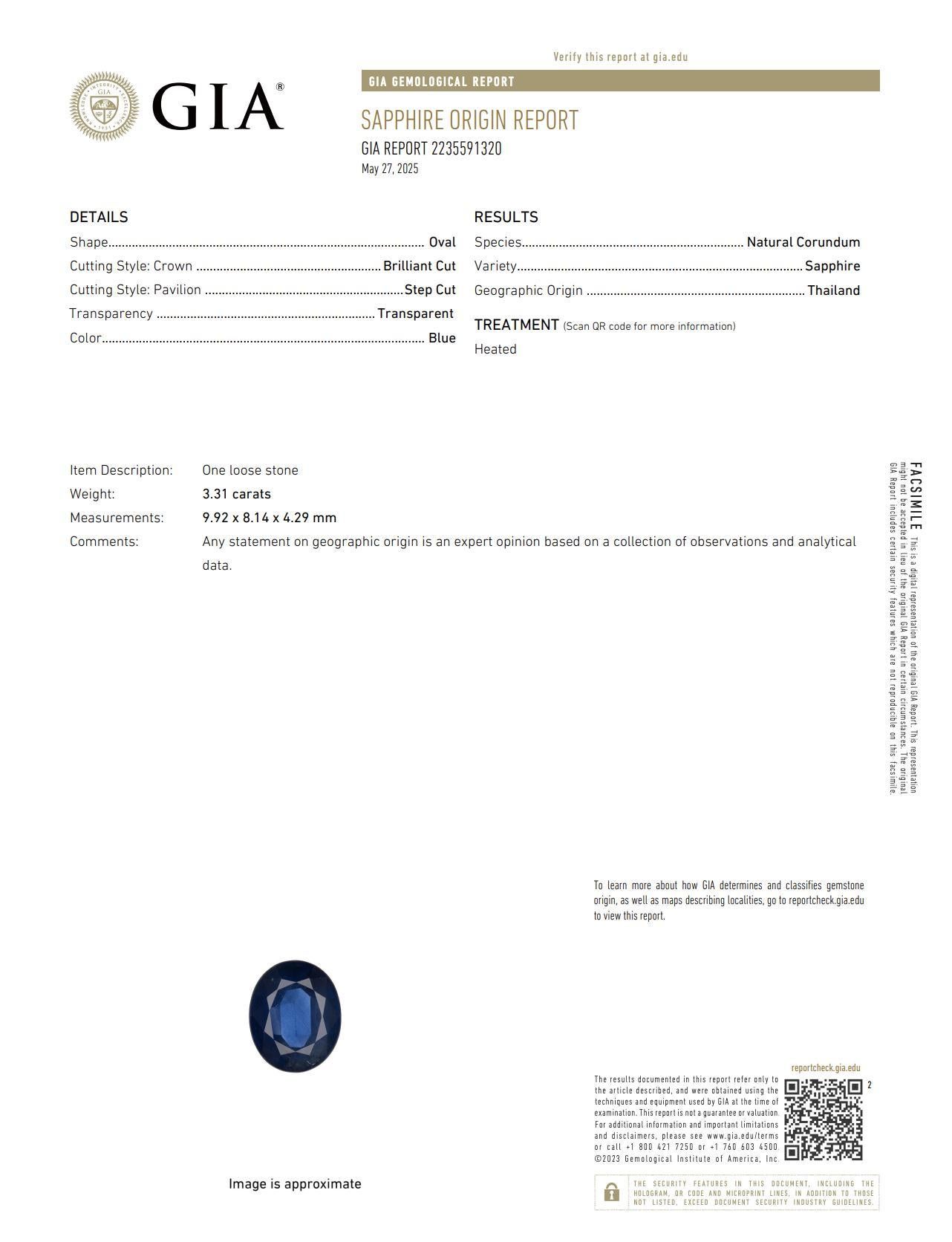 Viktorianischer GIA 3,31 Karat Saphir-Diamant 10k Gelbgold-Cluster-Ring im Angebot 3