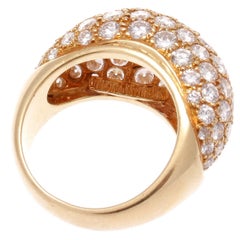 Tiffany & Co. Diamond Gold Dome Ring