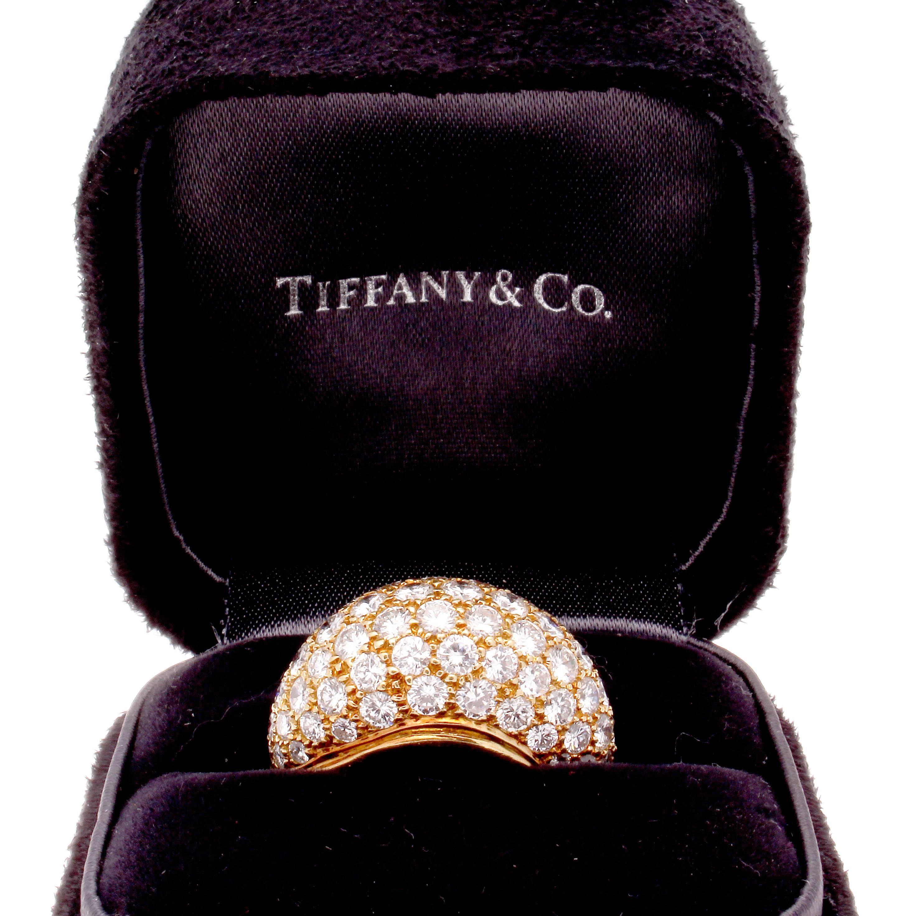 Women's Tiffany & Co. Diamond Gold Dome Ring