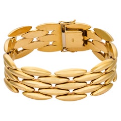 Cartier vintage Maillon Panthere 18k yellow gold bracelet