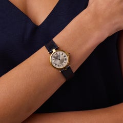 Cartier must de Cartier gold plated large model Vendôme watch