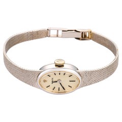 Rolex vintage 14k white gold ladies wrist watch